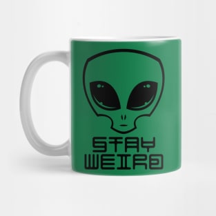 Stay Weird Alien Head Mug